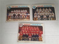 1978-79 OPC TEAM CARDS NOT MARKED