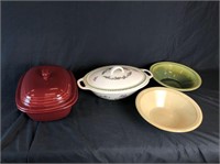 Pampered Chef, Portmeirion, and Prairie Dishware