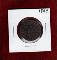 CANADA 1884 LARGE PENNY