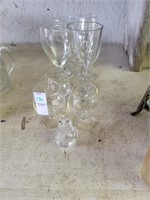 Assortment of glass ware