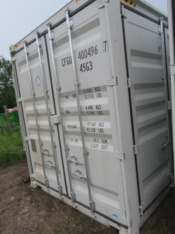 40' x 9'6 T 10-Door Shipping Container Made 3/24