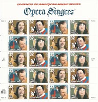 Opera Singers Stamps