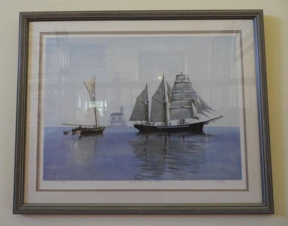 “Regina Maris at Bug Light” framed Artist Proof