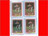 Four (4) 1981 Donruss Joe Morgan, Astros