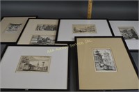 Harriet Gene Raudebush, 7 San Francisco Etchings