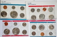 1978 & 1980  US. Mint Uncirculated sets