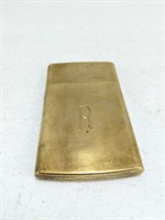 Vintage Brass Chas T Kennedy Business Card Holder