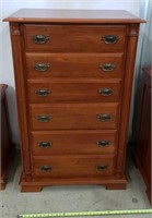 Solid Cherry 6-Drawer Chest of Drawers 32w x 51t