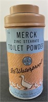 Merck Zinc Stearate Toilet Powder Tin