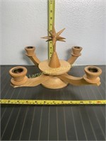 Made in GDR Wooden Christmas Advent candle holder