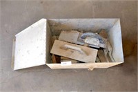 Metal Box full of Concrete Tools