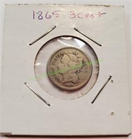 1865 3-Cent
