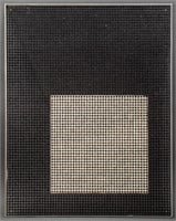 Minimalist Composition Ink on Grid Paper, 1975