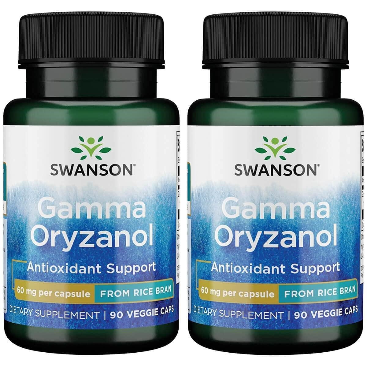 Swanson Premium Brand Gamma Oryzanol - 2 Pk