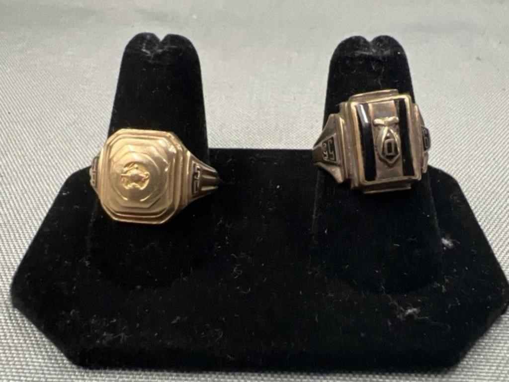 (2) 10K Class Rings