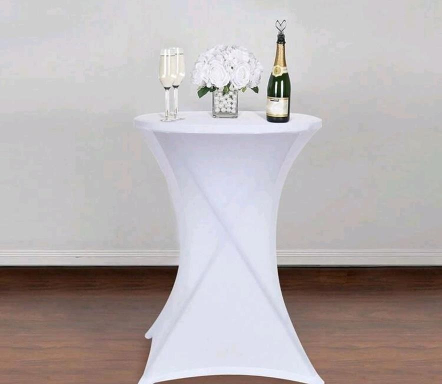 New 1pc Spandex Cocktail Tablecloth For Round