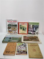 assorted coffee table and history books, inc