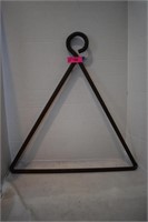 Large Iron Dinner Triangle 24"