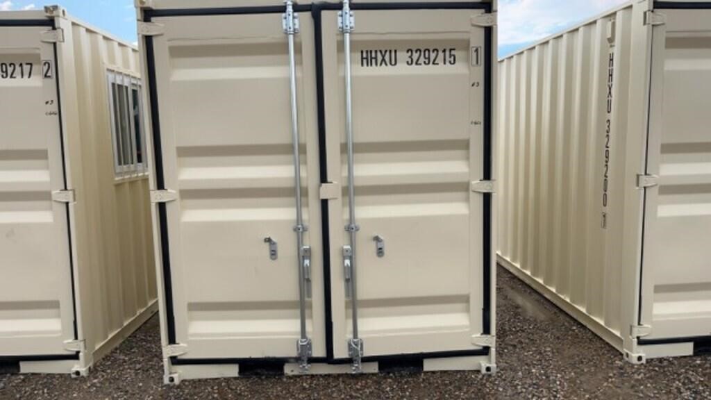 Storage Container w/ Walk Door & Window