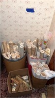 New/used rolls of wallpaper: various designs