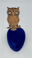 Bell Trading Post Copper Owl Brooch