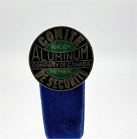 Comite Aluminum Sterling Silver Screw Back Pin