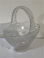 Decorative glass basket basket