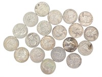 $5 Face Silver Washington Quarters