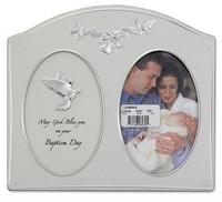 Lawrence Frames Silver Metal Baptism Day Picture