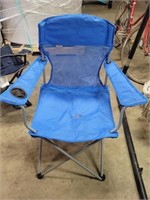 Foldable Blue Camping / Beach Chair