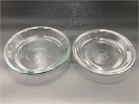 Anchor Hocking Pyrex Style Pie Pans