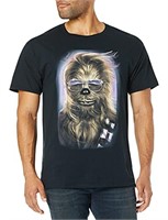Star Wars Men's Chewie Shades T-Shirt, Black,