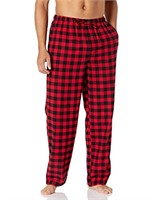 Amazon Essentials Men's Flannel Pajama Pant , Red