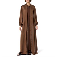 The Drop Women's Open-Front Maxi Robe Dress by