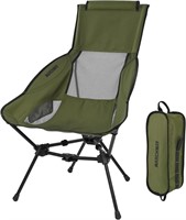 MARCHWAY Lightweight Folding High Back Camping Cha