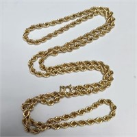 $3850 10K  11G 24"  Necklace