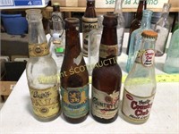25 vintage beverage & medicine bottles, Goethz