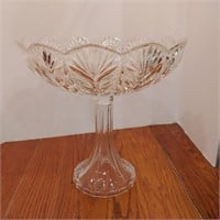 Tall Crystal Compote