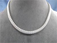 SS Hallmarked Necklace 40.98 Grams