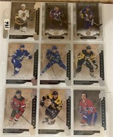 9-Artifacts inserts. Hockey cards