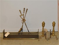 Group Brass Fireplace Accessories