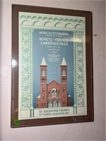 St Augustine Church Music Poster 1987