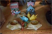 Fish S&P Shakers, Candle Holders, Decor