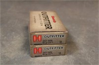 (40)RDS Hornady Outfitter .243 Win 80gr CX Ammo