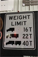 Weight Limit Sign