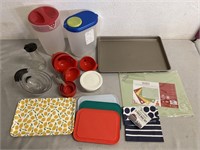 Plastic Pitchers, Trays, Baking Sheet & More