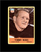 1967 Philadelphia #1 Tommy Nobis P/F to GD+