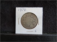 1872 50 CENTS G