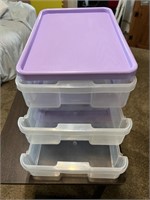 3 drawer storage container