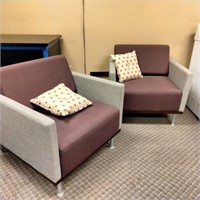 (2) Lobby Chairs  32" x 32" x 31"    (R# 212)